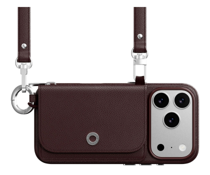 Etui / obudowa na smartfona MAGEASY Pouch M do iPhone 17 Pro (Burgundy/Burgundy )